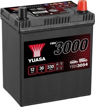 Yuasa YBX3054 - Стартерная аккумуляторная батарея, АКБ xparts.lv