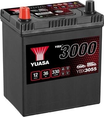 Yuasa YBX3055 - Стартерная аккумуляторная батарея, АКБ xparts.lv