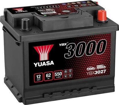 Yuasa YBX3027 - Стартерная аккумуляторная батарея, АКБ xparts.lv