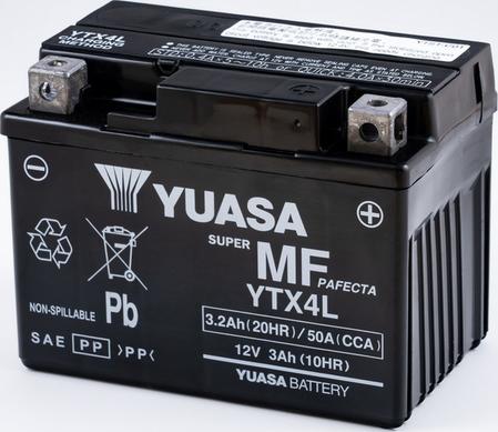 Yuasa YTX4L - Startera akumulatoru baterija xparts.lv