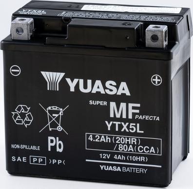 Yuasa YTX5L - Startera akumulatoru baterija xparts.lv