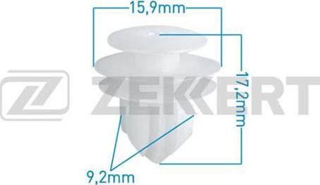Zekkert BE-3115 - Зажим, молдинг / защитная накладка xparts.lv
