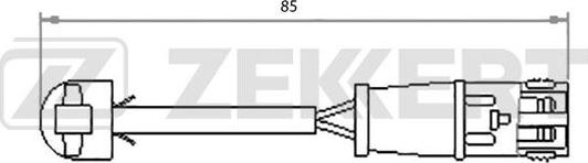 Zekkert BS-8031 - Indikators, Bremžu uzliku nodilums xparts.lv