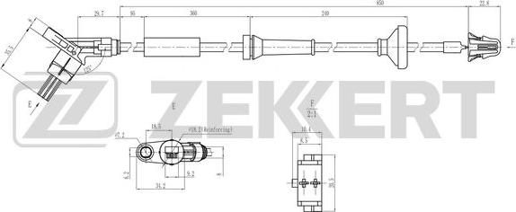 Zekkert SE-6233 - Devējs, Riteņu griešanās ātrums xparts.lv