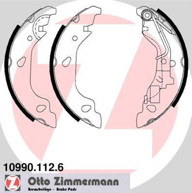 Zimmermann 10990.112.6 - Bremžu loku komplekts xparts.lv