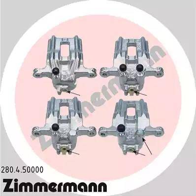 Zimmermann 280.4.50000 - Bremžu suports xparts.lv