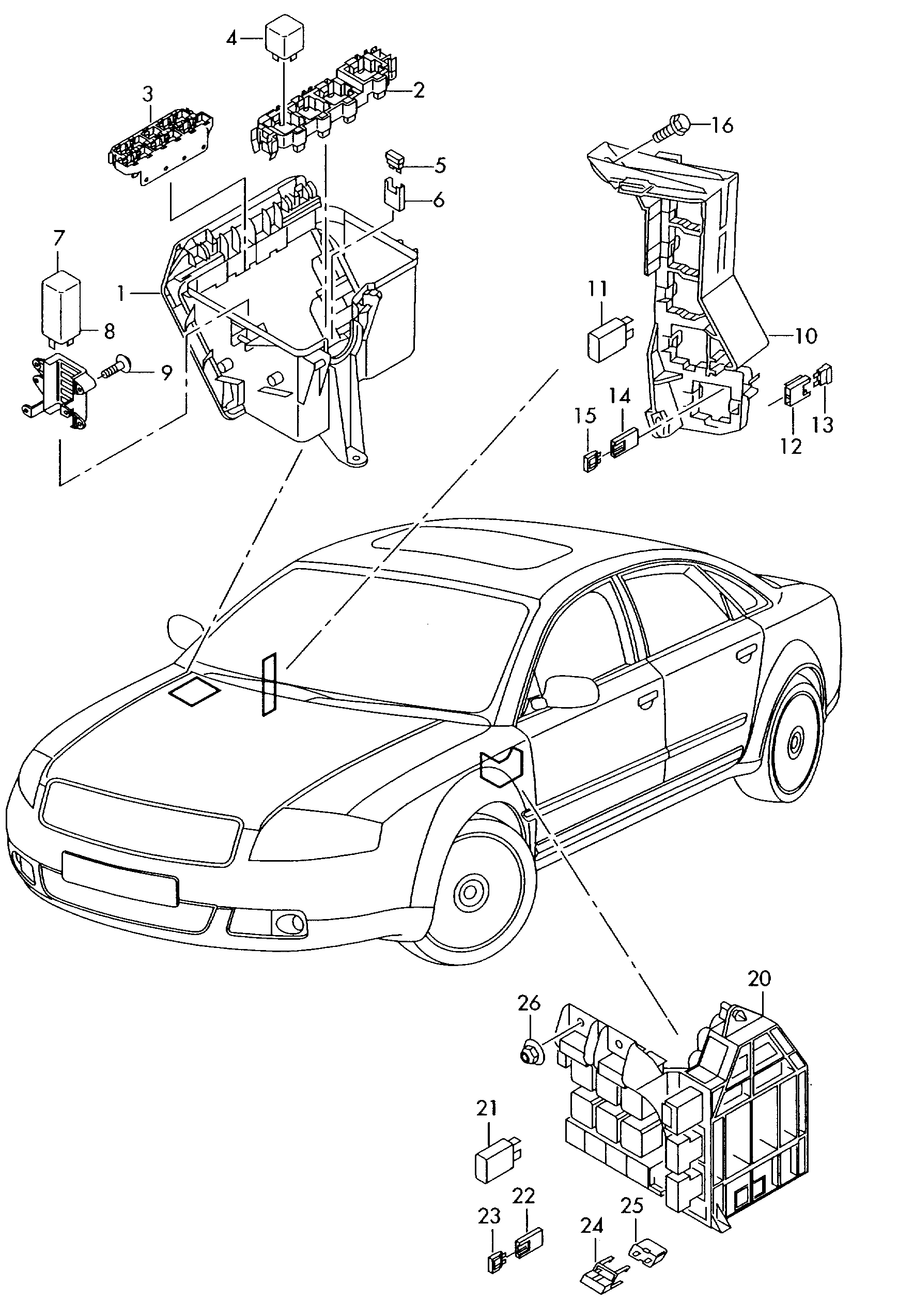 VW 431 951 253 G - Multifunkcionāls relejs xparts.lv