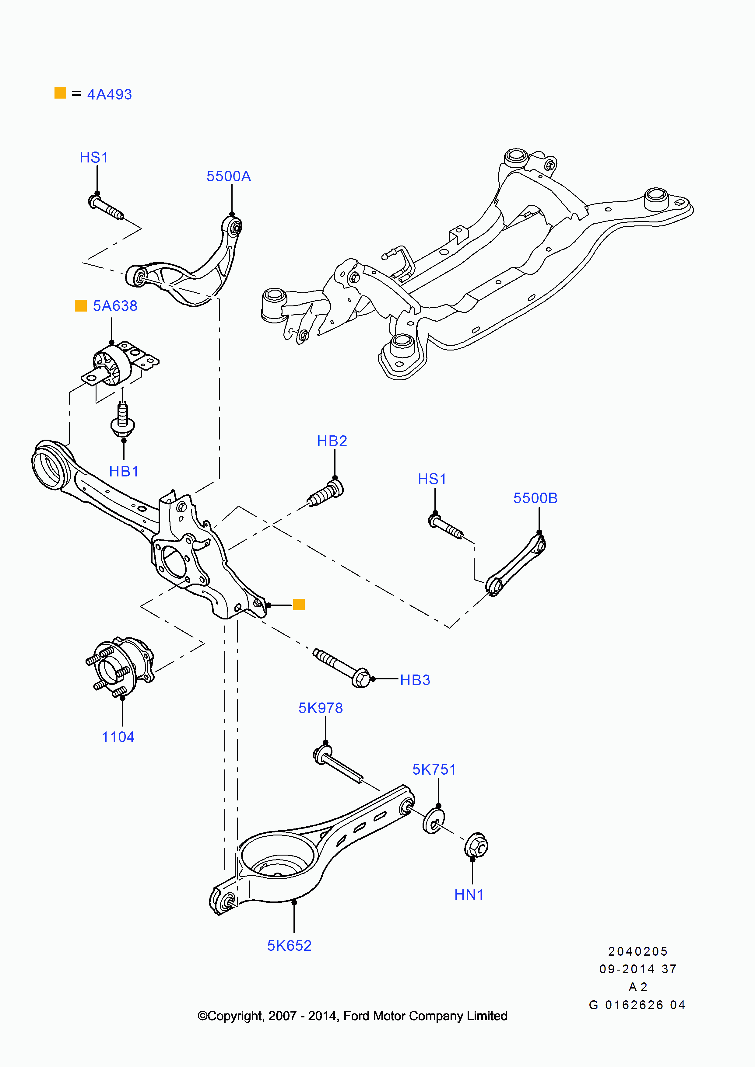 FORD 1 377 451 - Sviru komplekts, Riteņa piekare xparts.lv