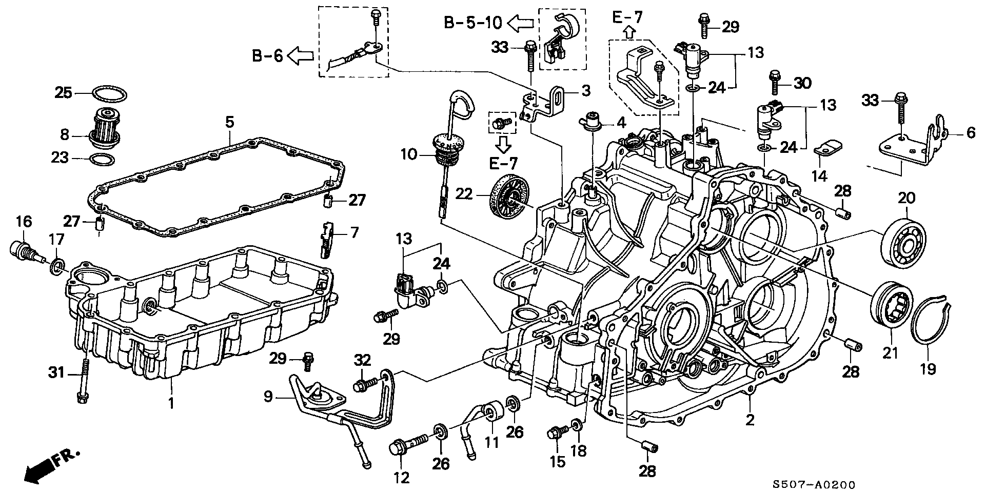 Honda 25450P4V013 - Hidrofiltrs, Automātiskā pārnesumkārba xparts.lv