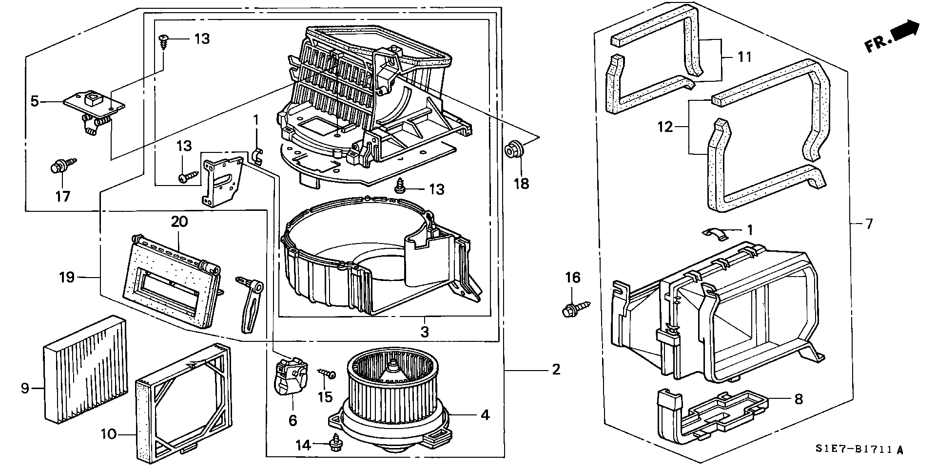 Honda 79330-ST3-E01 - Rezistors, Salona ventilators xparts.lv