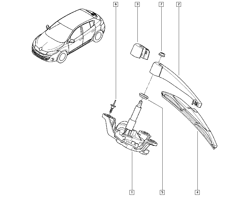 RENAULT 7701068740 - Wipers xparts.lv