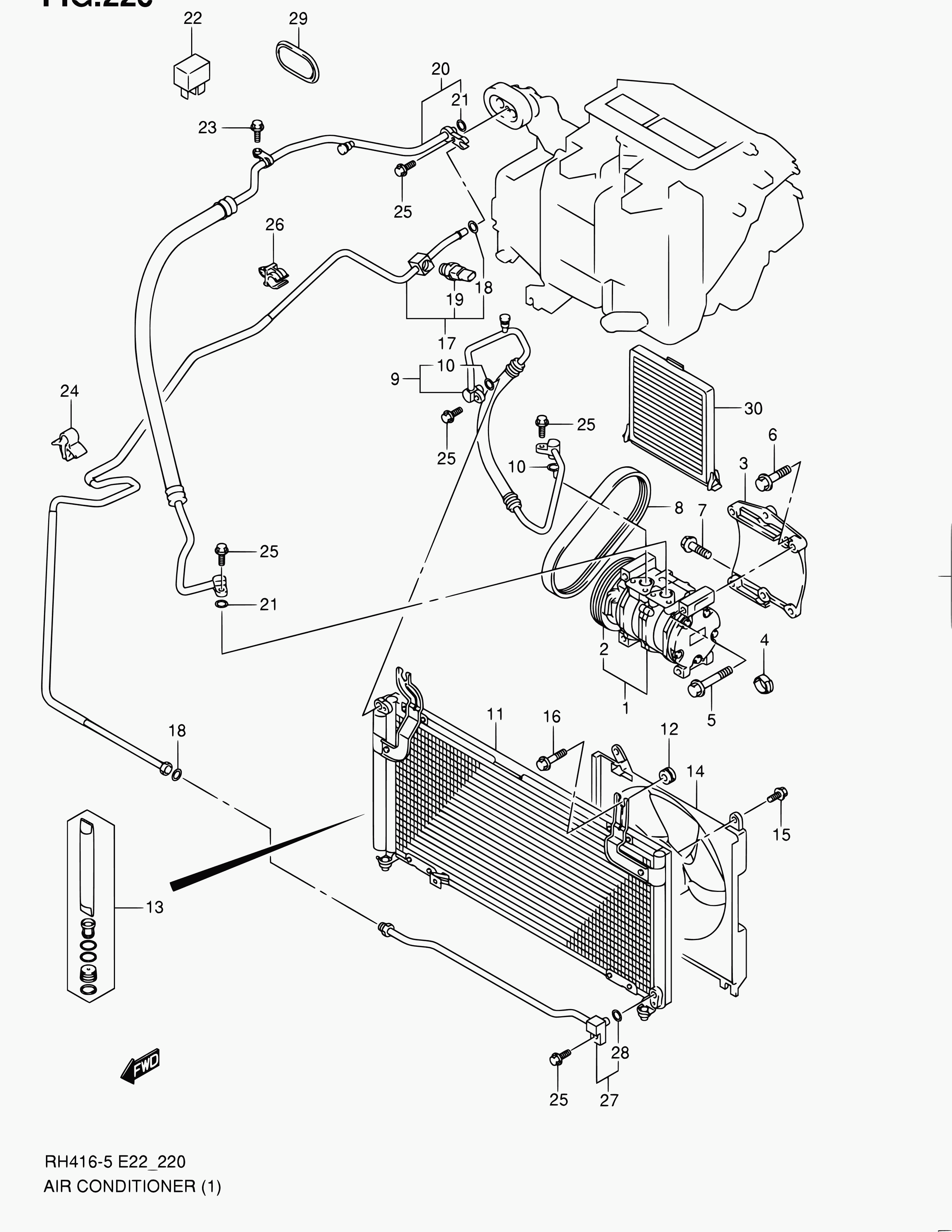 Suzuki 95861-54G00 - Фильтр воздуха в салоне xparts.lv